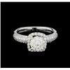 Image 2 : 1.85ctw Diamond Ring - 18KT White Gold