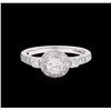 Image 2 : 0.81ctw Diamond Ring - 14KT White Gold