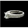 Image 1 : 18KT White Gold 1.67ctw Diamond Ring