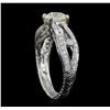 Image 4 : 18KT White Gold 1.64ctw Diamond Ring