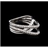 Image 1 : 0.96ctw Diamond Ring - 14KT White Gold