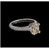 Image 1 : 1.53ctw Diamond Ring - 14KT White Gold