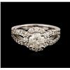 Image 2 : 14KT White Gold 2.22ctw Diamond Ring
