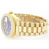 Image 7 : Rolex 18KT Gold President 1.00ctw Diamond Men's Watch