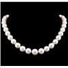Image 1 : South Sea Cultured Pearl and Diamond Necklace