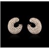 Image 1 : 14KT Rose Gold 6.30ctw Diamond Earrings
