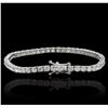 Image 2 : 14KT White Gold 6.12ctw Diamond Tennis Bracelet