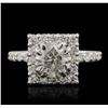 Image 2 : 14KT White Gold 2.43ctw Diamond Ring