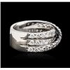 Image 2 : 14KT White Gold 2.74ctw Diamond Ring