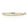 Image 1 : 14KT Yellow Gold 1.21ctw Diamond Bangle Bracelet
