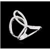 Image 3 : 0.73ctw Diamond Ring - 14KT White Gold