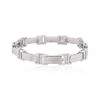 Image 2 : 14KT White Gold 0.49ctw Diamond Bracelet