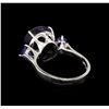 Image 3 : 11.71ctw Multi Gemstone Ring - 14KT White Gold