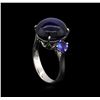 Image 4 : 11.71ctw Multi Gemstone Ring - 14KT White Gold