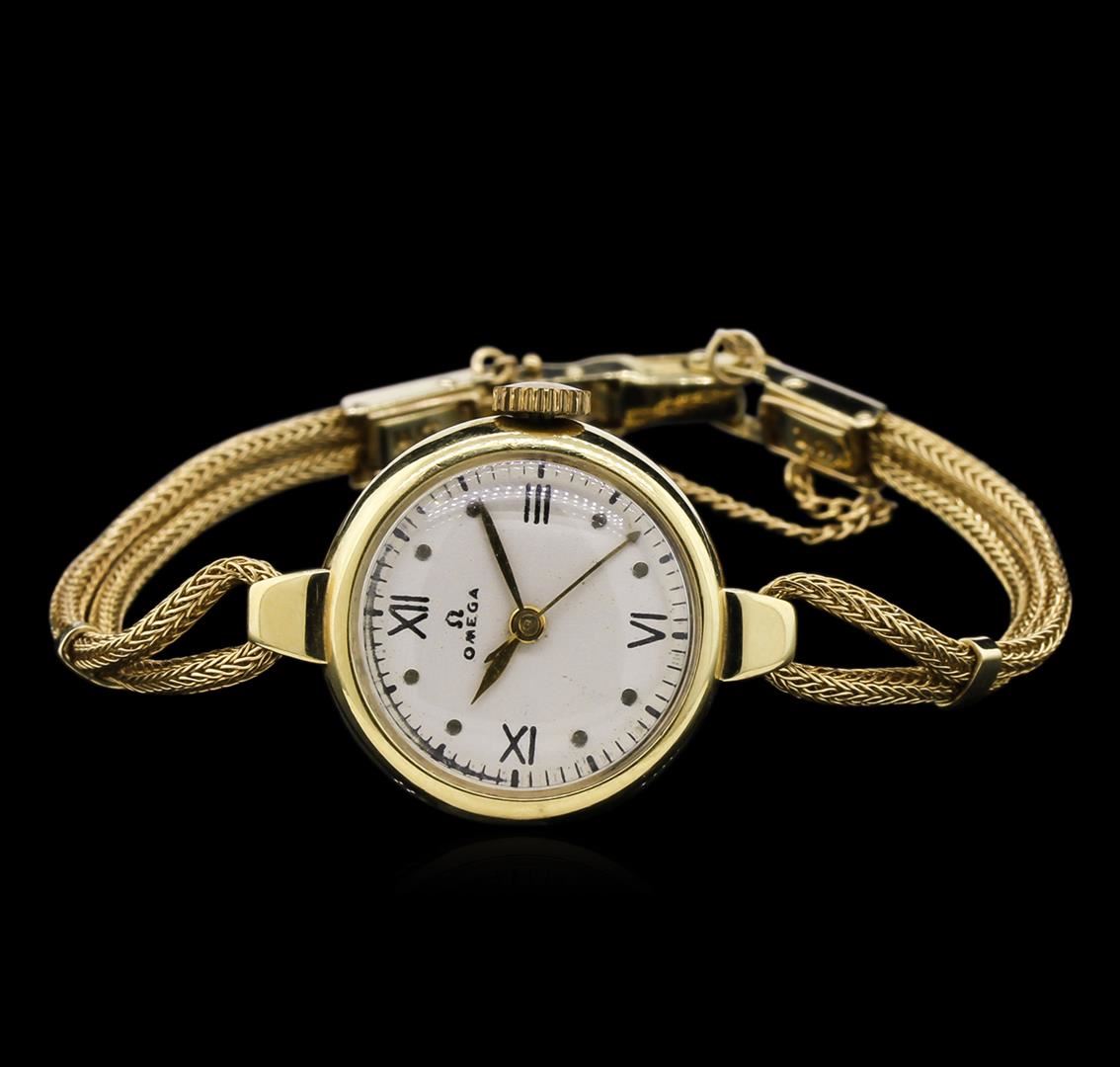 Omega 14KT Yellow Gold Ladies Vintage Watch