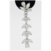 Image 6 : 8.75ctw Diamond Earrings - Platinum
