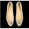 Image 5 : Ladies Christian Louboutin Gozul Strass Glitter Flats