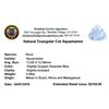 Image 2 : 5.6ctw Triangle Aquamarine Parcel
