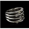 Image 1 : 14KT White Gold 0.84ctw Diamond Ring