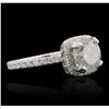 Image 1 : 18KT White Gold 2.84ctw Diamond Ring
