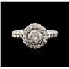 Image 2 : 14KT White Gold 1.23ctw Diamond Ring