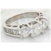 Image 4 : 3.00ctw Diamond Ring - 14KT White Gold