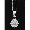 Image 1 : 0.81ctw Diamond Pendant - 14KT White Gold