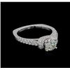 Image 1 : 1.20ctw Diamond Ring - 18KT White Gold