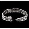 Image 3 : 5.50ctw Diamond Bracelet - 14KT White Gold