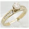 Image 7 : 0.52ctw Diamond Ring - 14KT Yellow Gold