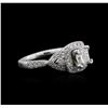 Image 1 : 14KT White Gold 1.30ctw Diamond Ring