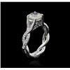 Image 3 : 14KT White Gold 1.85ctw Diamond Ring