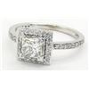 Image 7 : GIA Certified 1.39ctw Diamond Ring - 14K White Gold