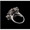 Image 3 : 9.16ctw Fancy Brown Diamond Ring - 18KT White Gold