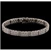Image 1 : 6.75ctw Diamond Bracelet - 18KT White Gold