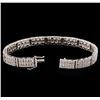 Image 3 : 6.75ctw Diamond Bracelet - 18KT White Gold