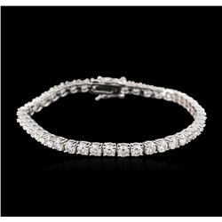 14KT White Gold 6.75ctw Diamond Tennis Bracelet