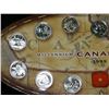 Image 2 : 1999 Canada Millennium Quarter Coin Set - In Original Packaging From The Royal Canadian Mint