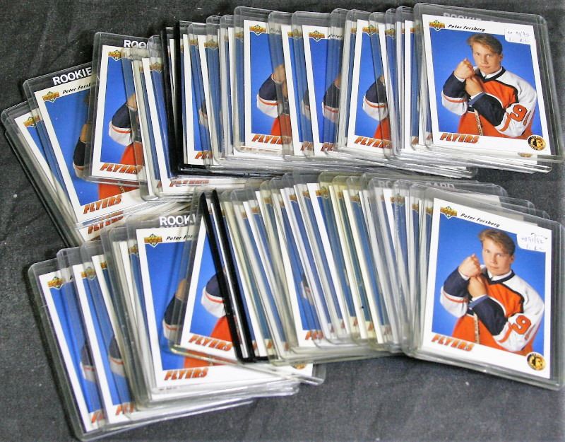 1991 Upper Deck Peter Forsberg Rookie Cards - 50 - All Mint