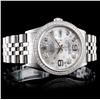 Image 2 : Rolex SS DateJust 1.50ctw Diamond Ladies Wristwatc