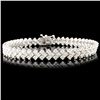 Image 1 : 18K Gold 6.00ctw Diamond Bracelet