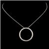 Image 2 : 14K Gold 0.81ctw Diamond Pendant