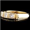 Image 2 : 14K Gold 0.66ctw. Diamond Ring