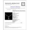 Image 3 : 14K Gold 0.35ctw Fancy Diamond Pendant