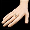 Image 3 : 14K Gold 0.39ctw Diamond Ring