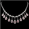 Image 1 : 18K Gold 5.16ct Ruby & 3.40ctw Diamond Necklace
