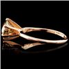 Image 3 : 14K Rose Gold 1.70ct Solitaire Diamond Ring