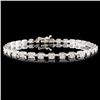 Image 1 : 18K Gold 1.50ctw Diamond Bracelet