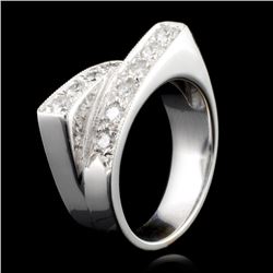 14K Gold 0.88ctw Diamond Ring