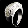 Image 1 : 14K Gold 3.15ctw Diamond Ring